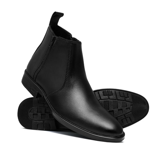 Black Zip Chelsea Boots 250g 12