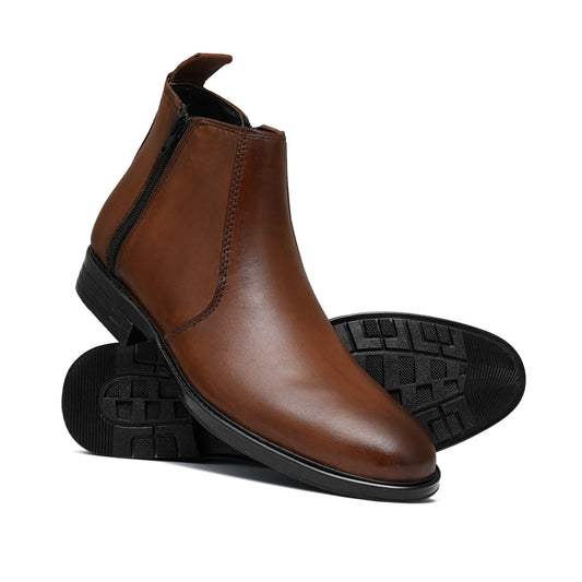 Brown Zip Chelsea Boots 1k 12