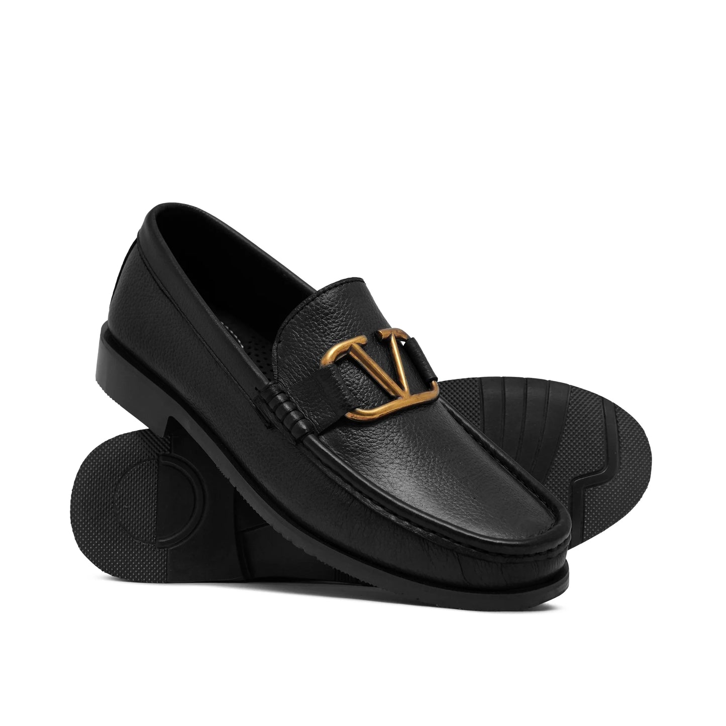 Black Mild V Buckle Shoe Eu R C